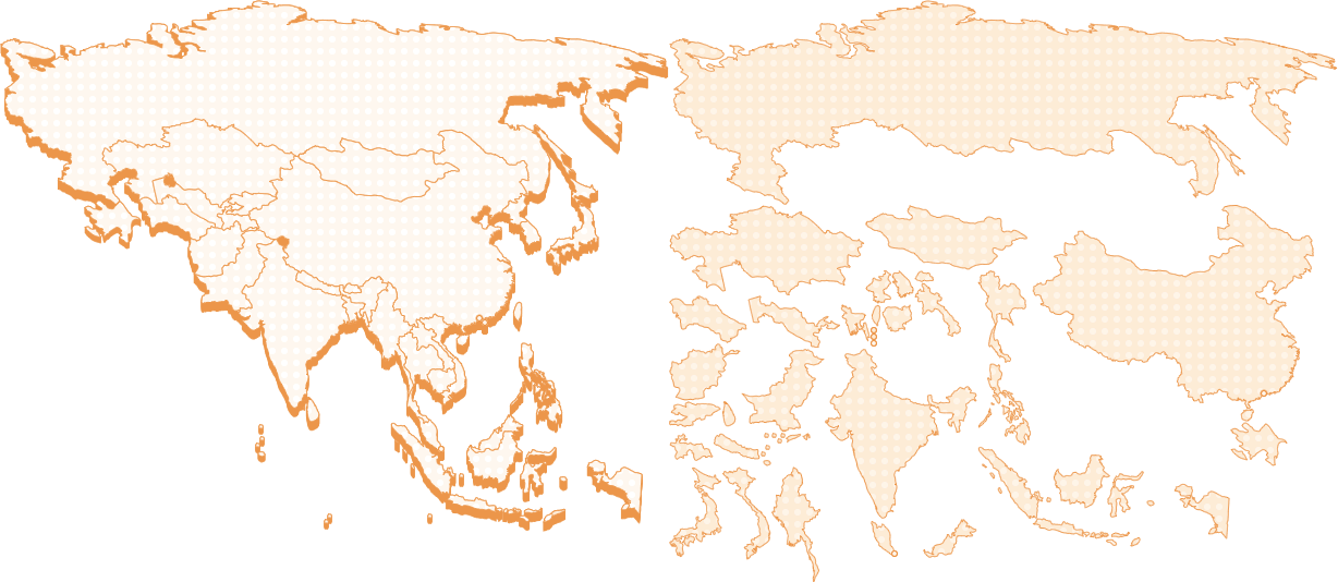 HTH Region Map - Asia